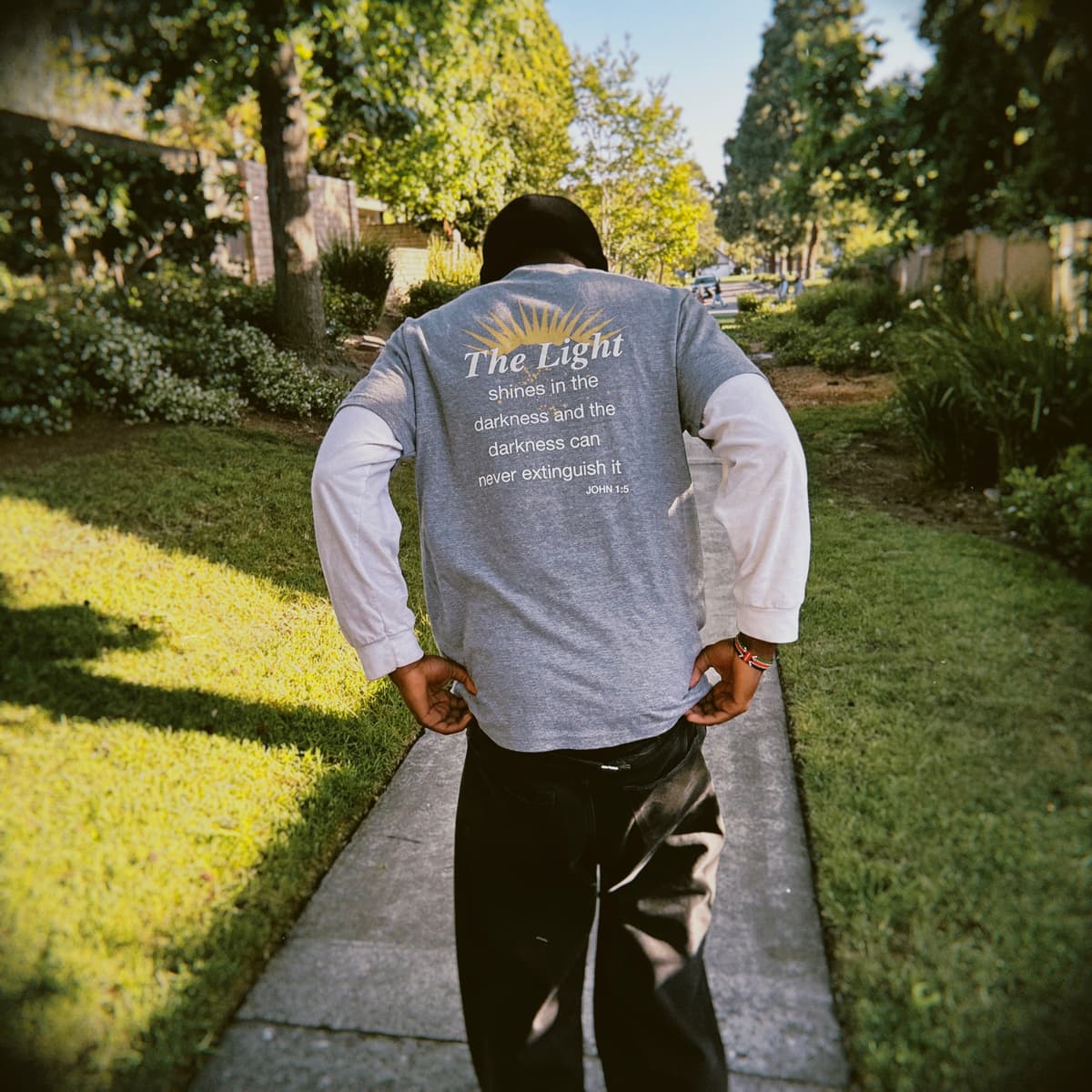 Light Up The Night Foundation T-shirt — The Light shines in the darkness, John 1:5